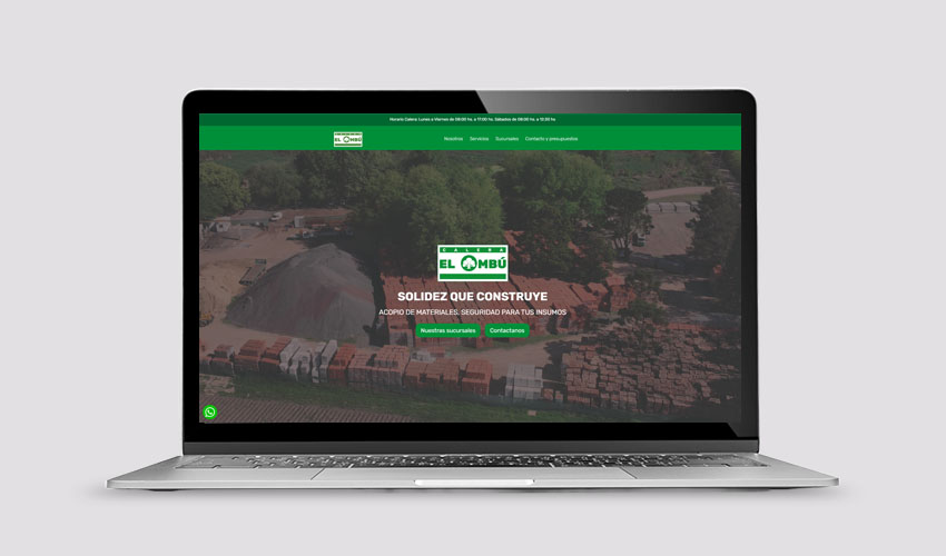 Nueva website Calera El Ombú